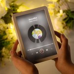 Cadre photo LED personnalisé avec nom, date et texte Décoration de bureau Anniversaire Cadeau d'anniversaire pour couple Famille