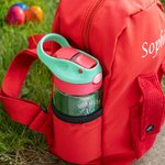 Personalised 3D Cartoon Flower Pot Boy Girl 16 oz Kid Water Bottle with Handle and Straw Back to School Easter Birthday Gift for Kids