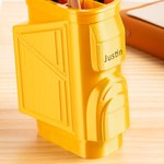 Personalised 3D Printing Golf Bag Pen Holder Desk Organizer with Text Office  Accessories Decoration Birthday Gift for Golf Lovers