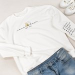 Personalized Classic Winnie the Pooh Mama Beer 100% Cotton Crewneck Sweatshirt with Name Birthday Mother's Day Gift for Mom Grandma