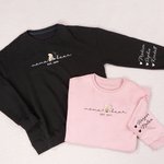 Personalized Classic Winnie the Pooh Mama Beer 100% Cotton Crewneck Sweatshirt with Name Birthday Mother's Day Gift for Mom Grandma