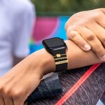 Personalized Pickleball Racket 3 Pcs Watch Band Charm with Engraved Text Smartwatch Accessories Birthday Anniversary Gift for Sports Lovers