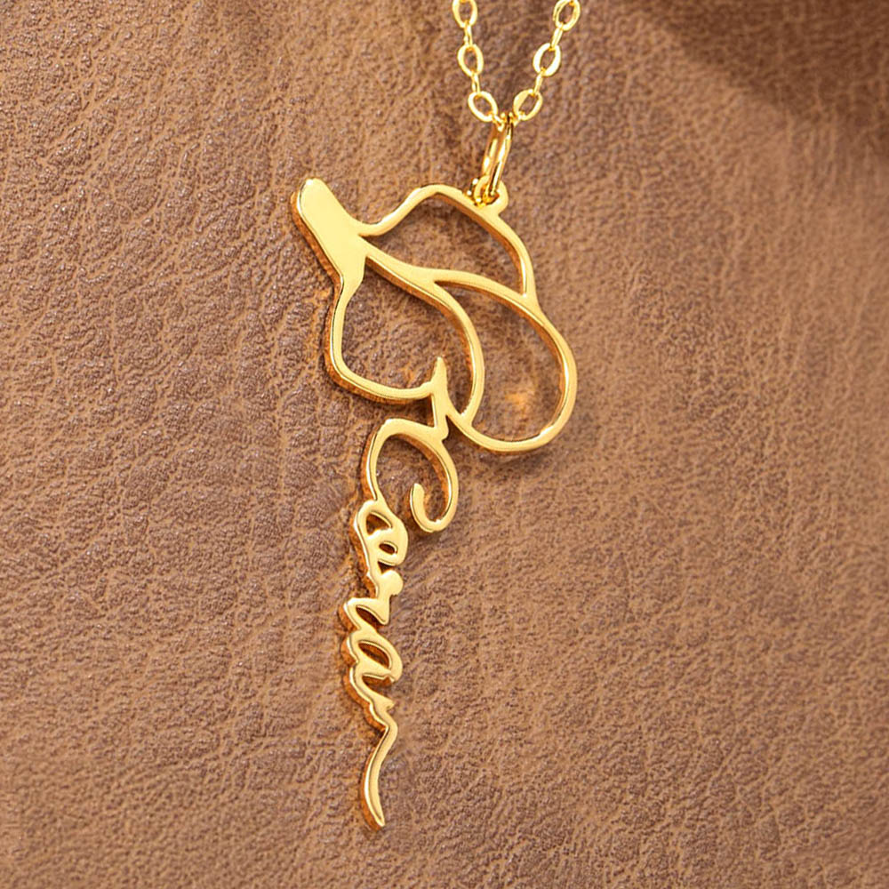 Collier de nom personnalisé Cowgirl avec chapeau Cadeau d'anniversaire pour les femmes passionnées d'équitation