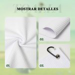 Toalla personalizada suave y de secado rápido con dibujo de balón nombre y clip regalo de cumpleaños para amantes del deporte