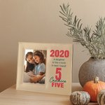 Personalized Timeless Birthday Leather Photo Frame with Name and Texts Birthday Anniversary Gift for Family Friend