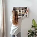 Personalized Soccer Basketball Cheer Photo Collage Canvas Painting with Team Name Birthday Home Decor Gift for Sport Coach