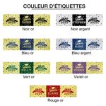 Etiquettes de Bouteille d'Eau Imperméables Personnalisées avec Nom et Année Class of 2025 Lot de 20 Cadeau de Fin d'Étude pour Graduation