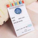 Personlig söt barnliknande krona sockerrör tandfé kudde med namn och ficka första tand förlorad födelsedagspresent för pojkar flickor