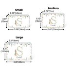 Personalised Cute Peter Rabbit Floral Initial Easter Biscuit Tin Storage Box with Name Easter Party Birthday Gift for Kids