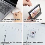 Personalised 1-9 Photos DIY Music Box Refrigerator Magnet with Built-In Music Player Home Decor Birthday Anniversary Gift for Family Friends Couple