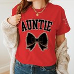 Henkilökohtainen Monivärinen Leopard Bow 1-16 Nimet Pehmeä Crew Neck T-paita Sweatshirt otsikko Syntymäpäivä Äitienpäivä arvostus lahja äidille Isoäiti