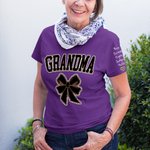 Henkilökohtainen Monivärinen Leopard Bow 1-16 Nimet Pehmeä Crew Neck T-paita Sweatshirt otsikko Syntymäpäivä Äitienpäivä arvostus lahja äidille Isoäiti