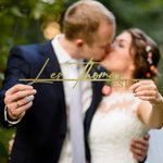 Panneau en Métal Personnalisé avec Nom de Famille et Année Décoration Murale Cadeau Mariage Anniversaire Emménagement pour Famille Couple