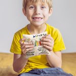 Personlig söt barnliknande krona sockerrör tandfé kudde med namn och ficka första tand förlorad födelsedagspresent för pojkar flickor