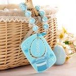 Personalized Cute Magic Hat Poker Card Beaded Chain Tag with Name Holiday Favor Accessories Birthday Easter Party Gift for Kids