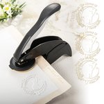 Henkilökohtainen Cat Moon Star Birth Flower Ex Libris Book Embosser nimi otsikko ja säilytyslaukku syntymäpäivälahja kissa harrastajille Kirjamatot