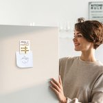 Henkilökohtainen Me teemme perheen ristisanatehtävä Scrabble Puzzle Jääkaappi Magneetti nimet Syntymäpäivä Housewarming lahja perheelle