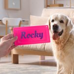 Personalized 3D Printed Multicolor Dog Kennel Tag Name Sign Pet Accessories Dog Room Decor for Dog Lovers