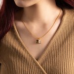 Personalized Dainty 1-6 Teardrop Birthstone Necklace Family Jewelry Mother's Day Birthday Appreciation Gift for Mom Grandma