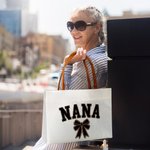 Gepersonaliseerde luipaardstrik Canvas boodschappentas met titel en leren handvat Moederdag Verjaardag Waardering Cadeau voor mama Oma Vrouwen