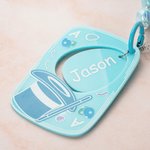 Personalized Cute Magic Hat Poker Card Beaded Chain Tag with Name Holiday Favor Accessories Birthday Easter Party Gift for Kids