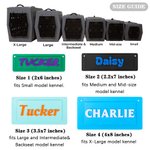 Personalized 3D Printed Multicolor Dog Kennel Tag Name Sign Pet Accessories Dog Room Decor for Dog Lovers