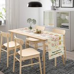 Runner da tavola a tema di coniglio di Pasqua personalizzabile con 1-10 nomi decorazione per cucina regalo ideale per famiglia