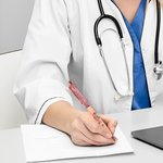 Personalised Set of 2 DNA Birth Flower Glitter Dynamic Liquid Sand Refillable Ballpoint Pen with Name Office Supplies Birthday Gift for Medical Staff