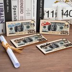 Personalized Classic Winnie the Pooh with Graduation Hat Wooden Money Holder with Name Graduation Gift for Class of 2025 Graduates