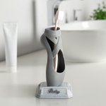 Personalised 3D Printed Ballet Pointe Shoe with Nameplates Toothbrush Pen Holder Vase Desk Decor Birthday Gift for Ballerina Ballet Dancer Enthusiast