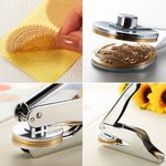 Personalized Cute Animals Design Embossing Stamp Hand-held Embosser with Name Book Club Birthday Gift for Bookworms Kids