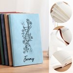 Cahier de notes en cuir PU personnalisé avec nom Graduation Anniversaire Cadeau pour femmes Personnel médical