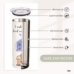 Personalised I Wish You Lived Next Door State Map Names 20 oz Skinny Tumbler with Lid and Straw Travel Accessory Long Distance Gift for Friend Family