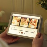 Henkilökohtainen musiikkisoitin Photo Design LED valokuvakehys peili nimi ja teksti vuosipäivä syntymäpäivä loma lahja pariskunnille perheen ystävät