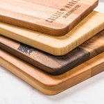 Personalisiertes Blumen Berg Gravur Holz Schneidebrett für Würst Käse mit Namen Text Griff Hochzeit Hauseinweihung Weihnachten Geschenk für Familie