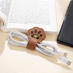 Gepersonaliseerde Schattige Paw Magnetische Leren Bladwijzer Clip met initiaal Reading Accessory Verjaardagscadeau voor boekliefhebber Bookworm