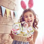 Personalized Cute Easter Bunny Egg Chocolate Bar Wrapper with Name Easter Decor Party Favor DIY Gift for Family