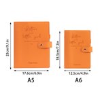 Personalised As I Watch You Grow Leather Journal Notebook Name with Hidden Buckle Pen Slot Baby Shower Mother's Day Father's Day Gift for Dad Mom