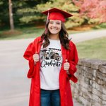 Personalised Proud Moment Photo Title 100% Cotton Adult Kid T-shirt with Name Graduation Celebration Gift for 2025 Graduates Family