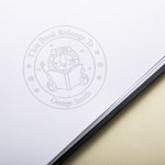 Personalised Forest Animal Bunny Lion Paw Embossing Stamp Hand-held Embosser with Name Gift for Kids Family Friends