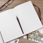 Personalisierte Transplantation Krieger A5 Leder Journal Notebook mit Namen und 100 Seiten Papier Geburtstag inspirierendes Geschenk für Organ-Transplantation Überlebenden