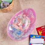 Personalized Cute Easter Bunny Wreath Fillable Jumbo Easter Eggs with Name Party Favor Egg Hunting Easter Hamper Gift for Boys Girls