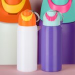 Gepersonaliseerde 3D afgedrukte Mini Tumbler initiaal sleutelhanger Chapstick houder met afneembaar deksel Verjaardag rugzak accessoires cadeau voor vrouwen studenten