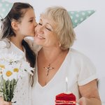 Personalized Dainty 1-6 Birthstone Cross Necklace with Engraved Name Religious Jewellery Mother's Day Birthday Gift for Women Christian