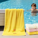 Gepersonaliseerde Geborduurde Super Absorberende 100% Katoenen Gezichts en Badhanddoek met Naam Huiswarming Huisdecoratie Cadeau voor Familie Vrienden