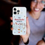 Personalized This Mama Belongs To Heart Birth Flower Phone Case for iPhone with 1-12 Names Birthday Mother's Day Gift for Mom Grandma
