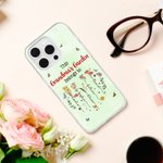 Personalized This Mama Belongs To Heart Birth Flower Phone Case for iPhone with 1-12 Names Birthday Mother's Day Gift for Mom Grandma