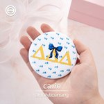 Personalized Multicolor Floral Bow Pin Badge Fraternity Sorority Celebrations Gift for Brothers Sisters Friends | Callie × Affinity Licensing