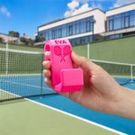 Personalized Multicolor Tennis Bag Hook Fence Hanging with 3D Printed Name Sport Accessories Gift for Tennis Lover
