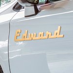 Personalized 3D High-gloss Archery Name Water-proof Reusable Motorcycle Badge Sticker Birthday Team Gift for Motorcyclists